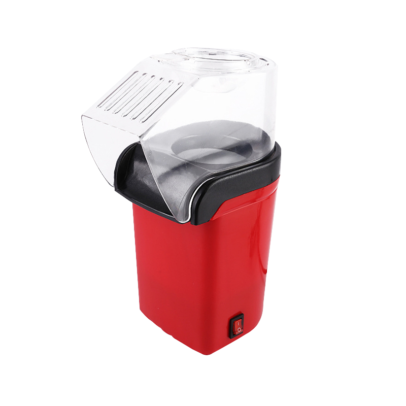 Mașină cu popcorn din aluminiu roșu Model PM-1200 Priză europeană